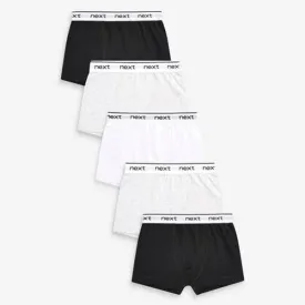 5 Pack Monochrome Brand Trunks