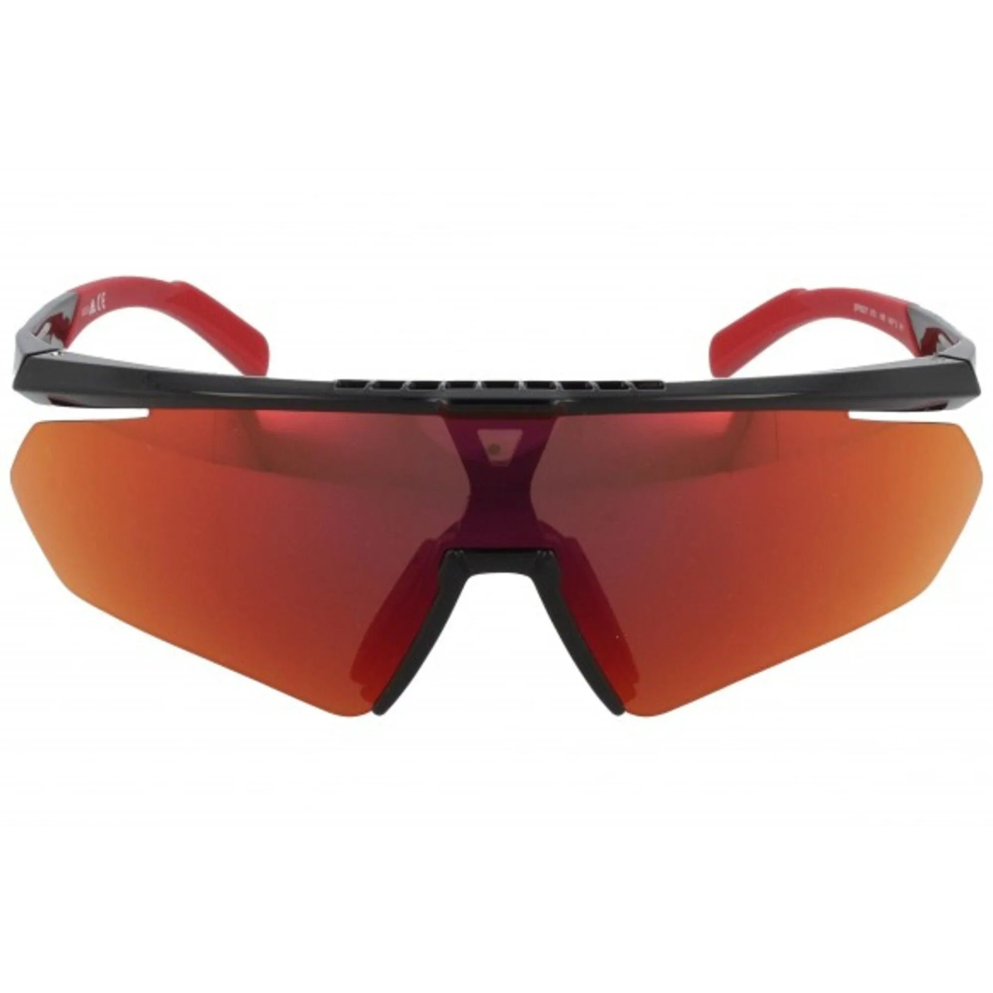 Adidas Men's Sunglasses - Shiny Black Frame Roviex Mirrored Lens | ADIDAS SP0027 01L