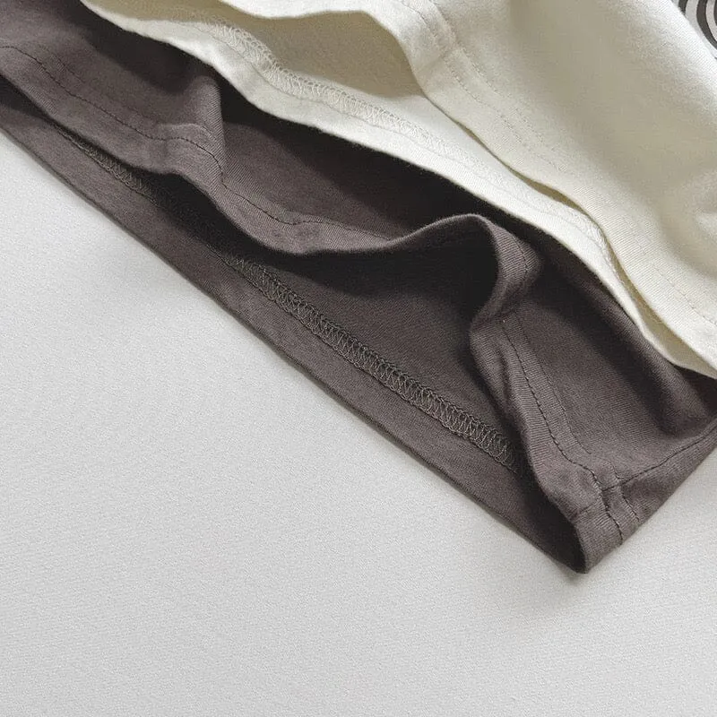 Block Wave Casual Summer Tee