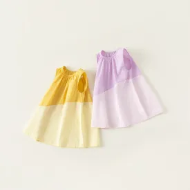 Cream Colorblock A Line Dress Cream Colorblock A Line Dress