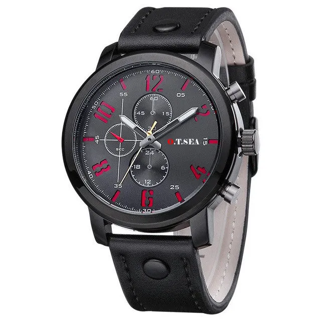 Fashion O.T.SEA Brand  Watches Men