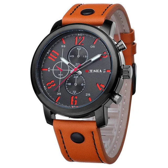 Fashion O.T.SEA Brand  Watches Men