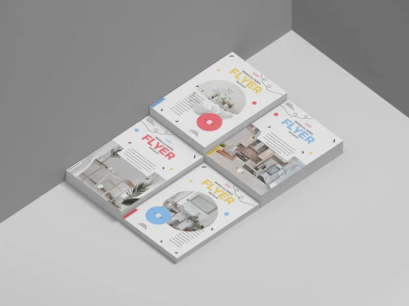 Free Brand A4 Paper Flyer Mockup