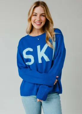 Frosted Blueberry Ski Sweater