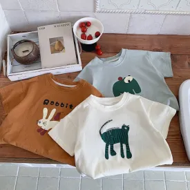 Funny Animals Printed Summer Tee