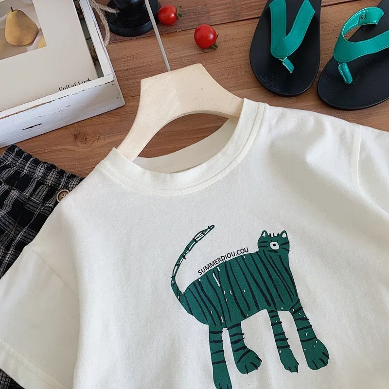 Funny Animals Printed Summer Tee