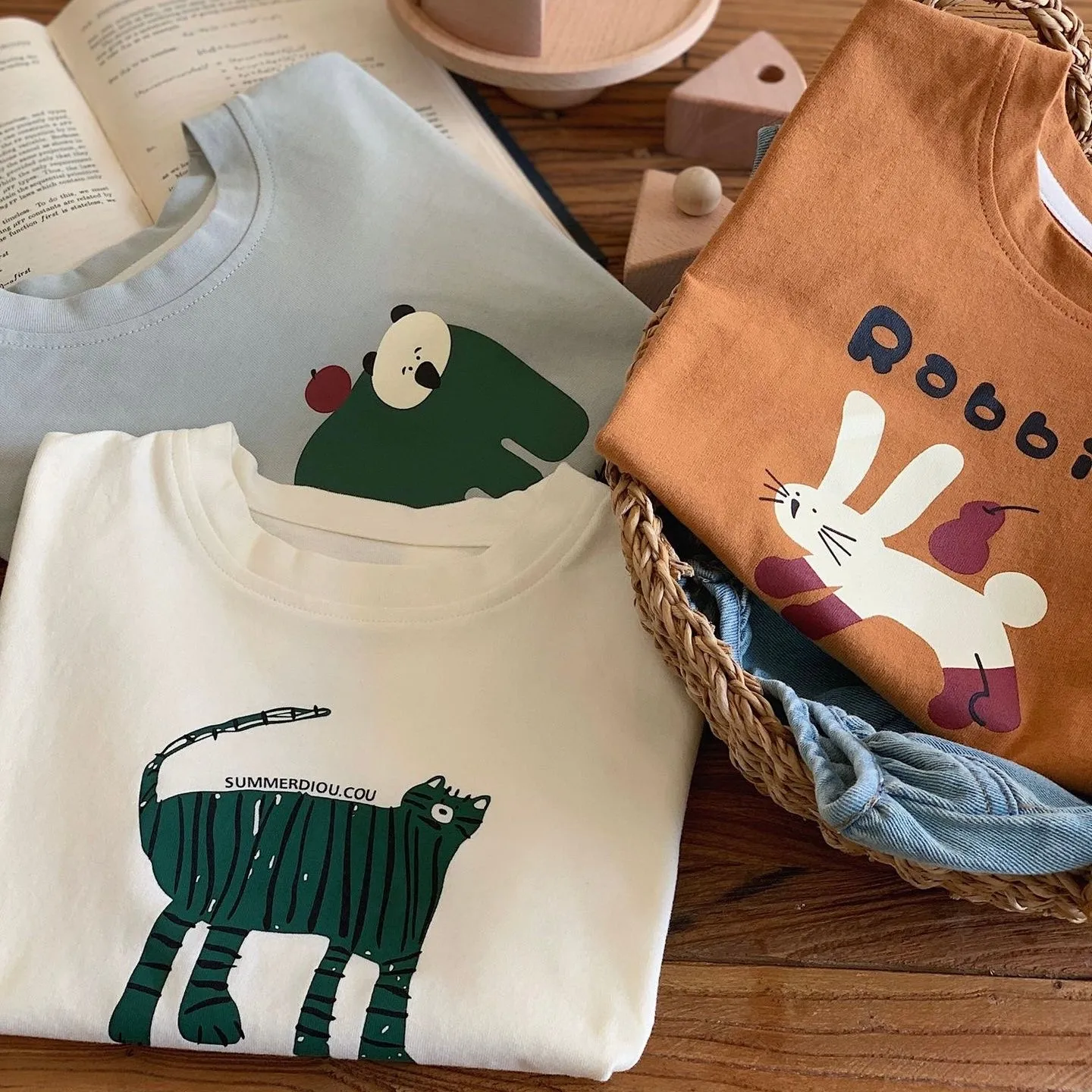Funny Animals Printed Summer Tee