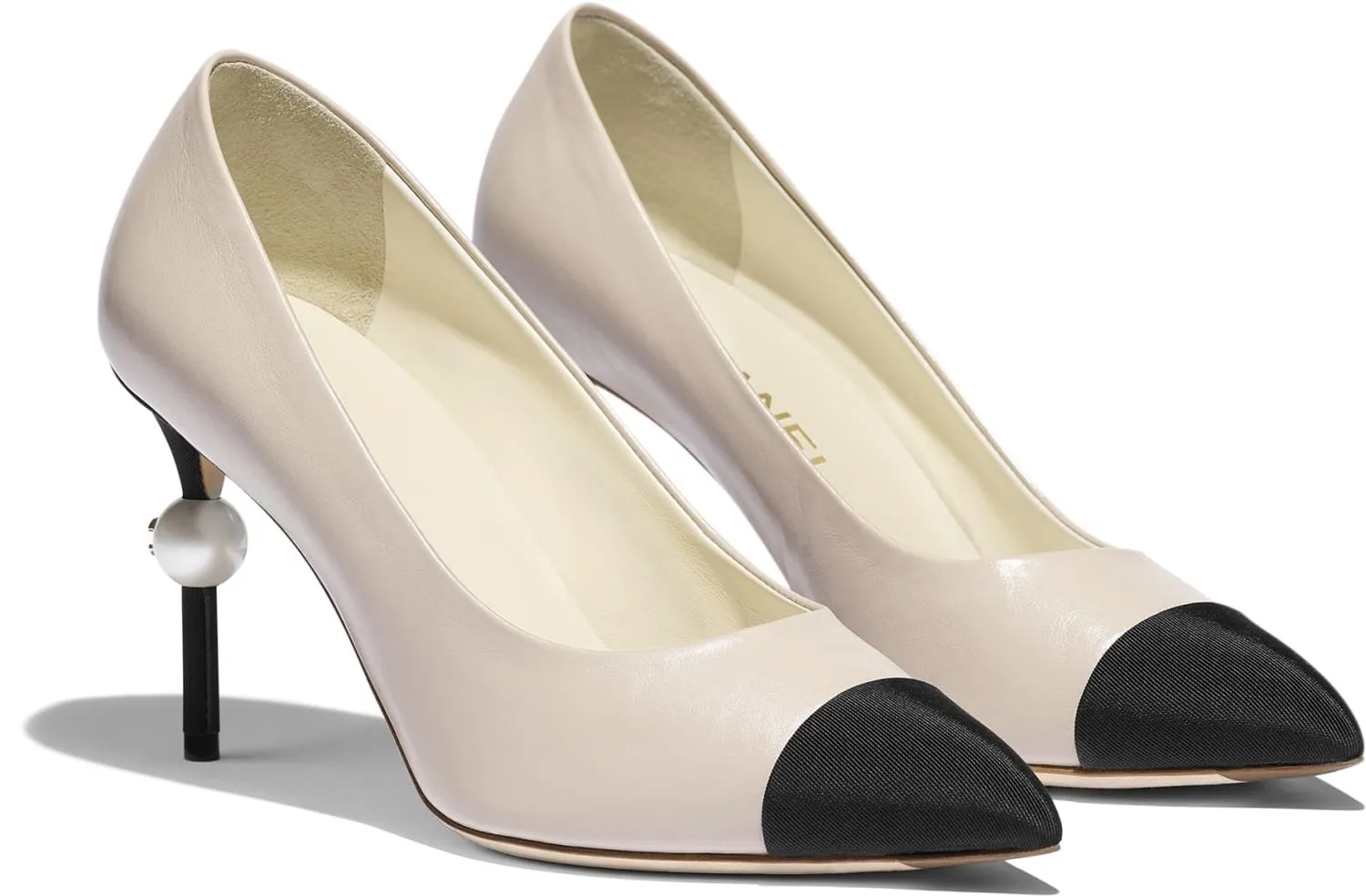 Grosgrain Calfskin Pumps