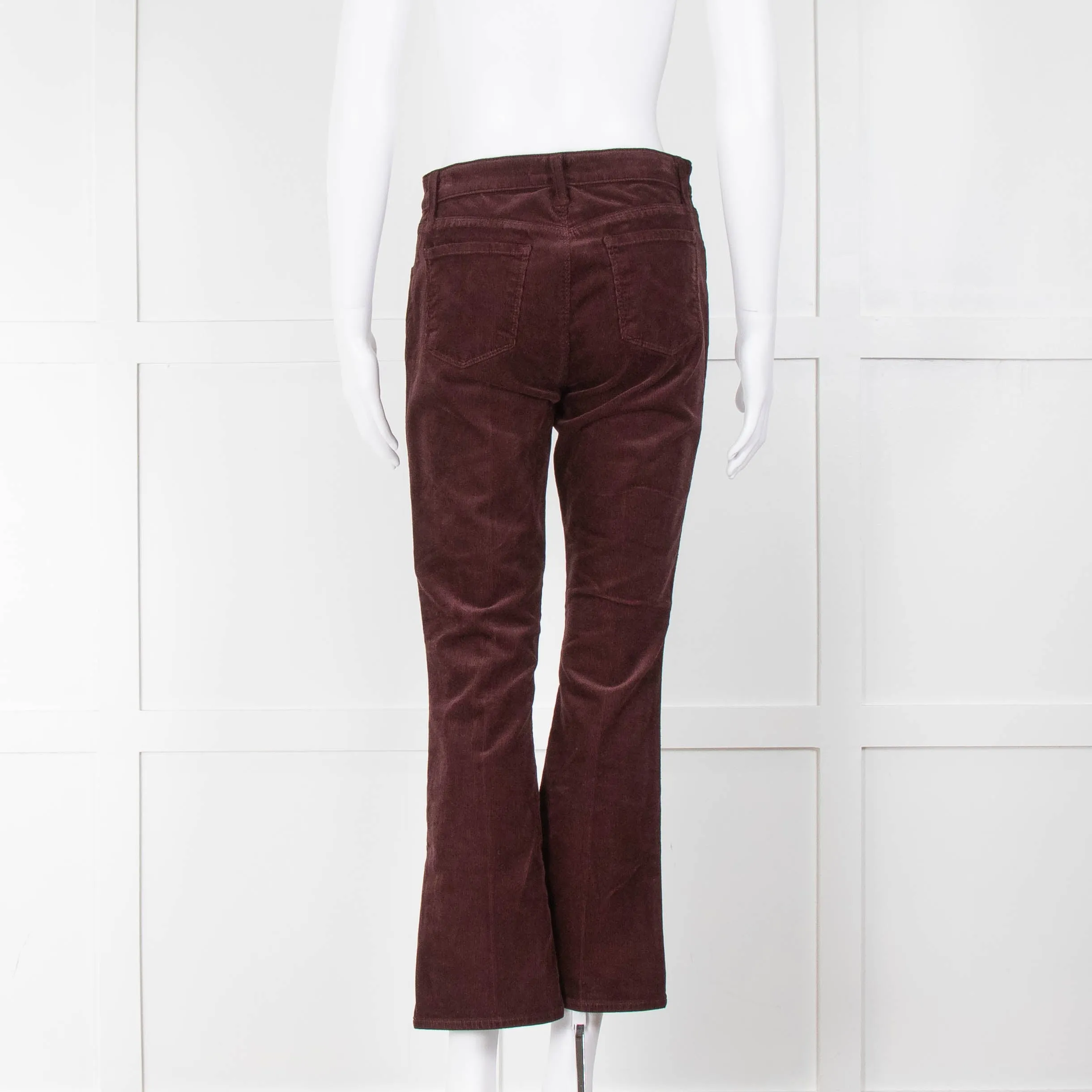 J Brand Deep Mulberry Corduroy Trousers