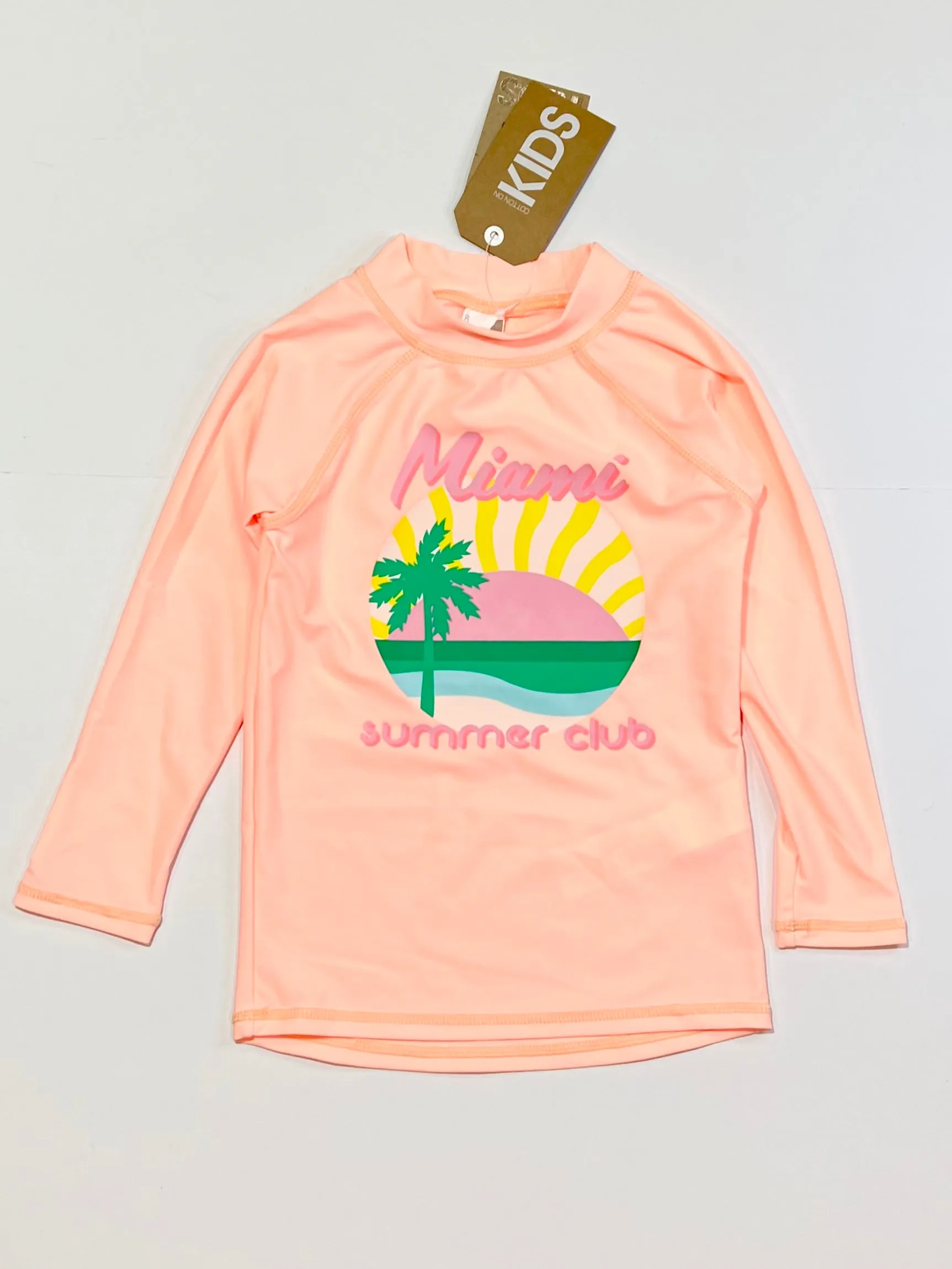 Orange rashie brand new - Size 4
