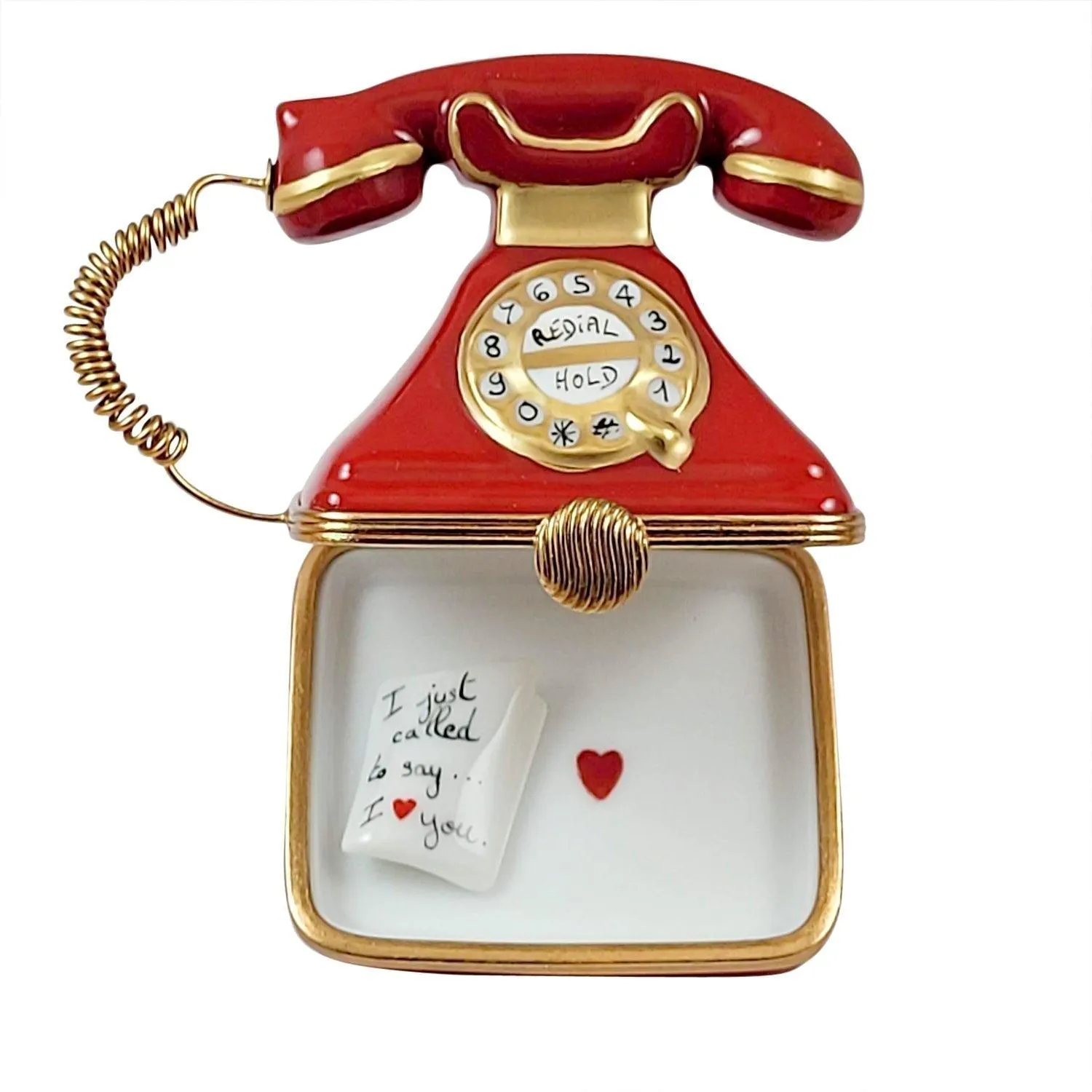 Red Love Telephone by [Brand Name]
