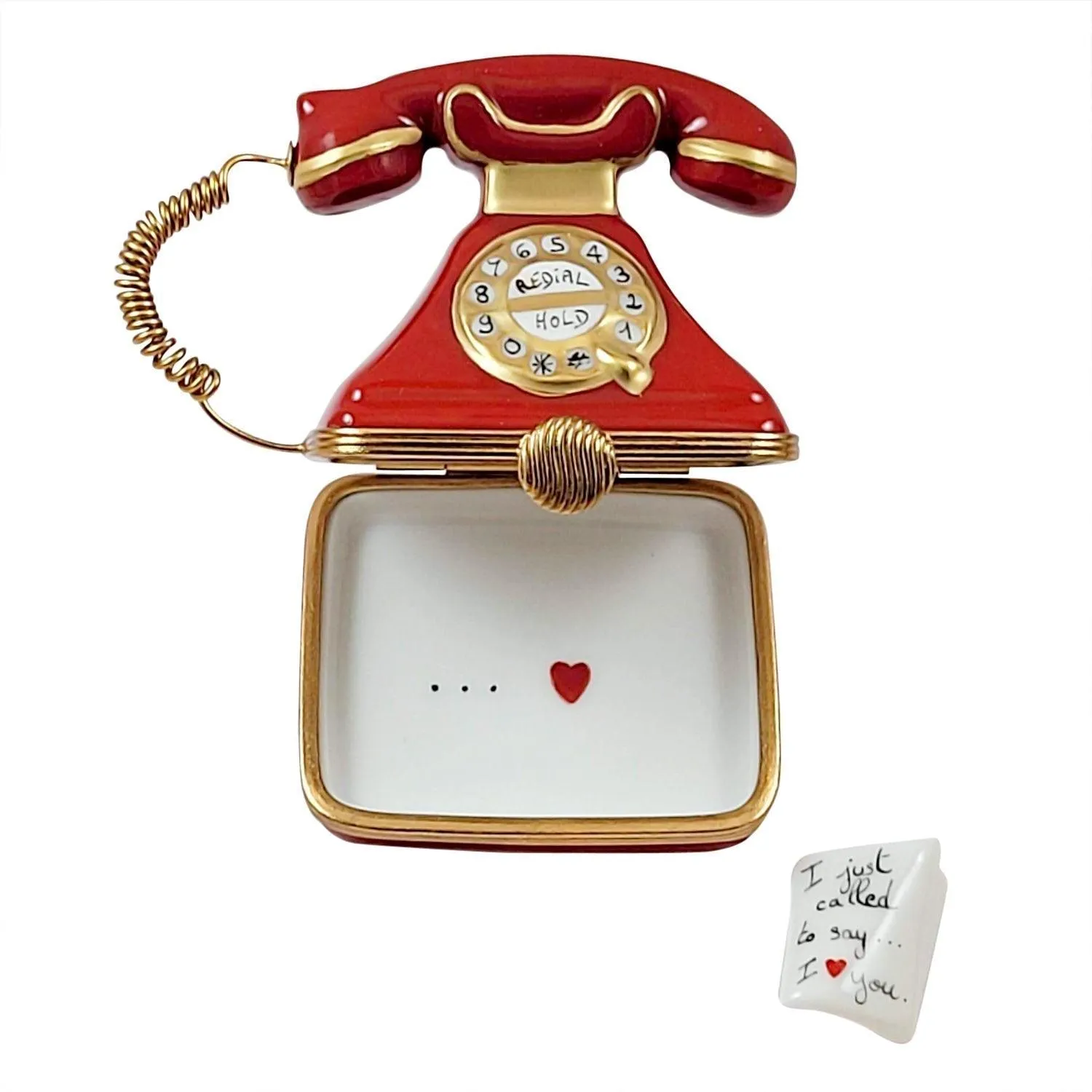 Red Love Telephone by [Brand Name]