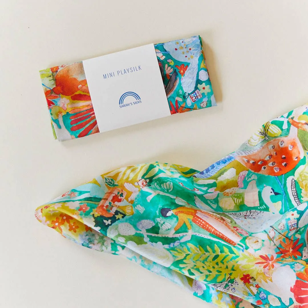 Seek & Find Playsilk -Mandala Swells by Sarah's Silks
