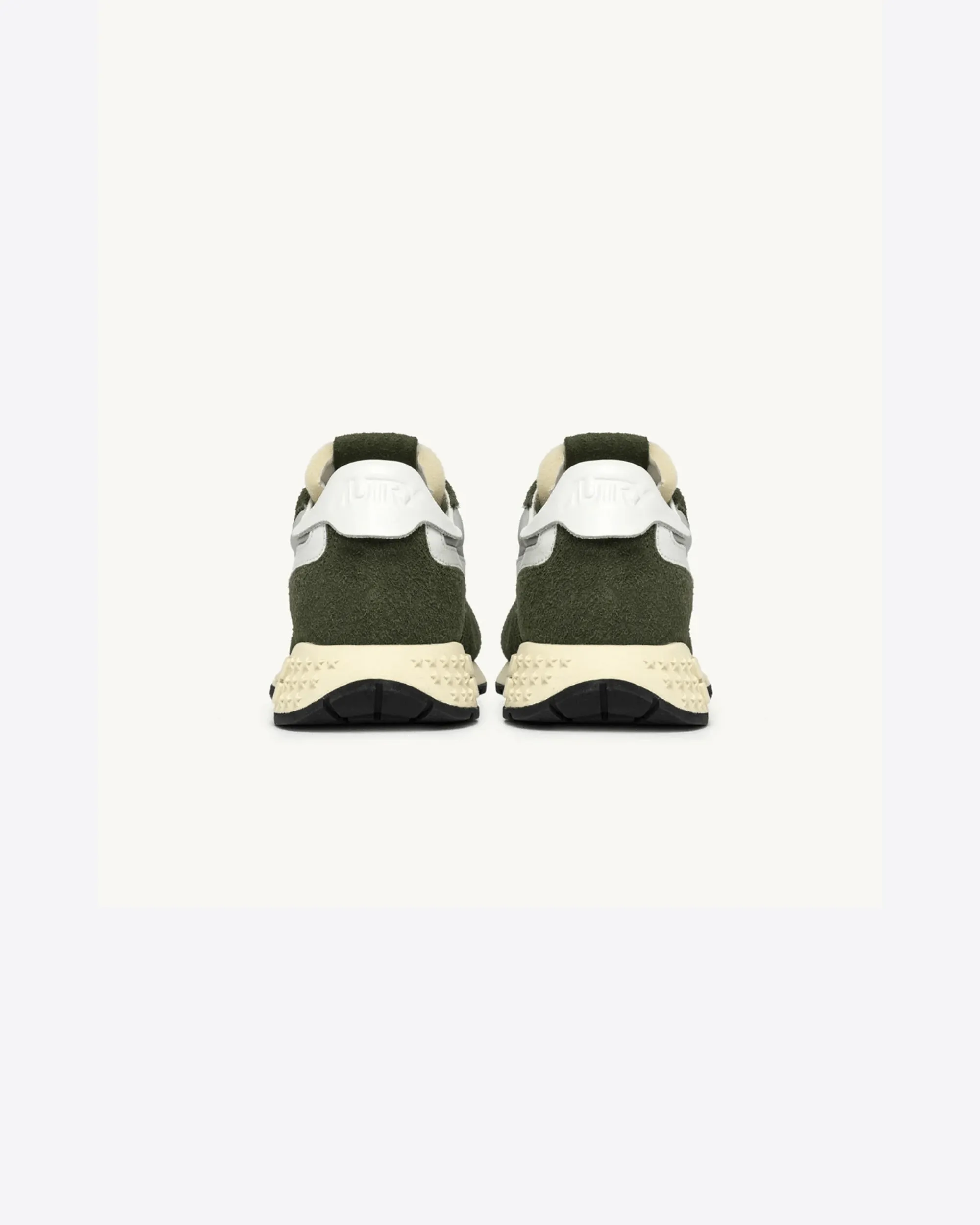 SNEAKERS REELWIND LOW IN SUEDE E NYLON VERDE E BIANCO