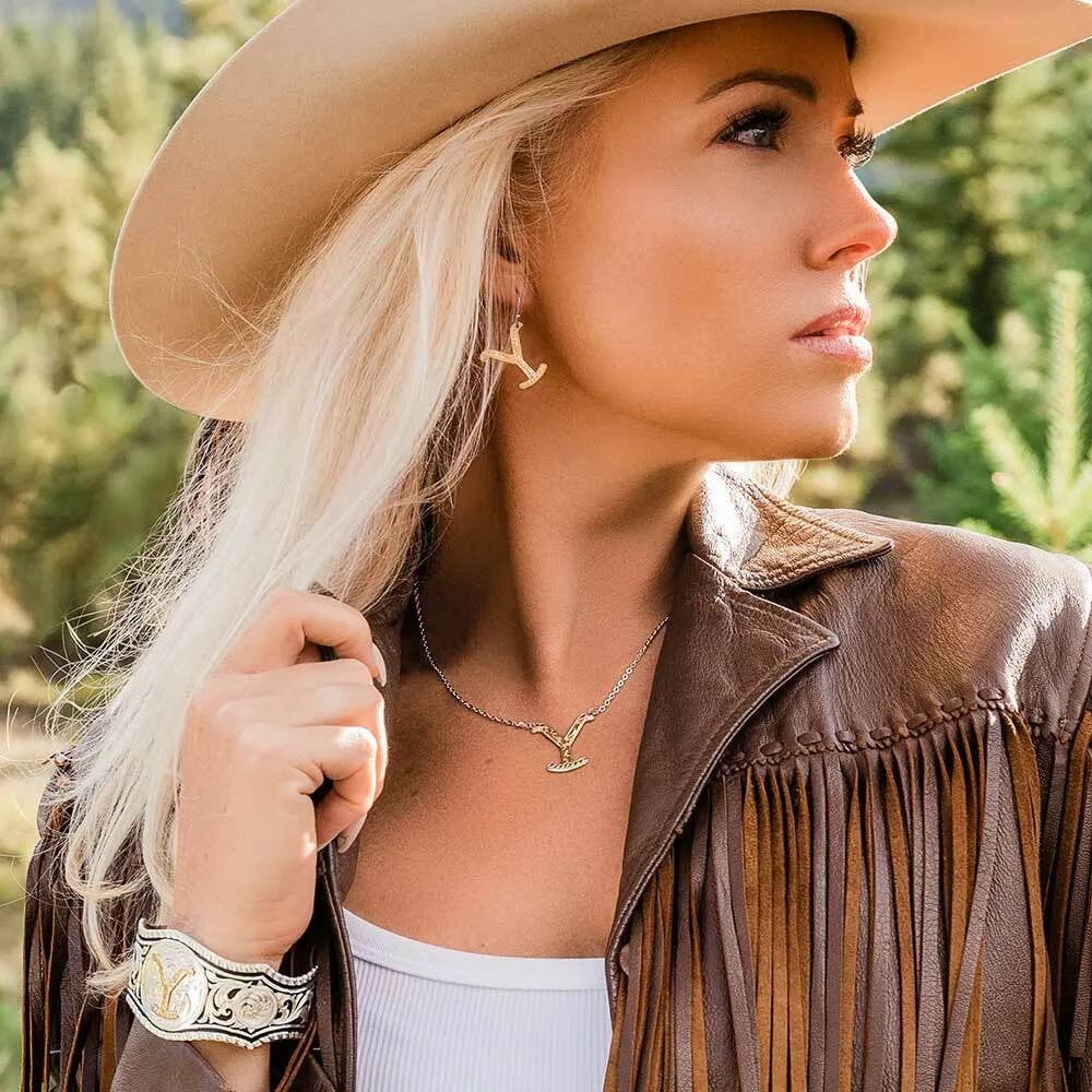 The Y Yellowstone Brand Earrings- YELER5153