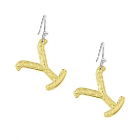 The Y Yellowstone Brand Earrings- YELER5153