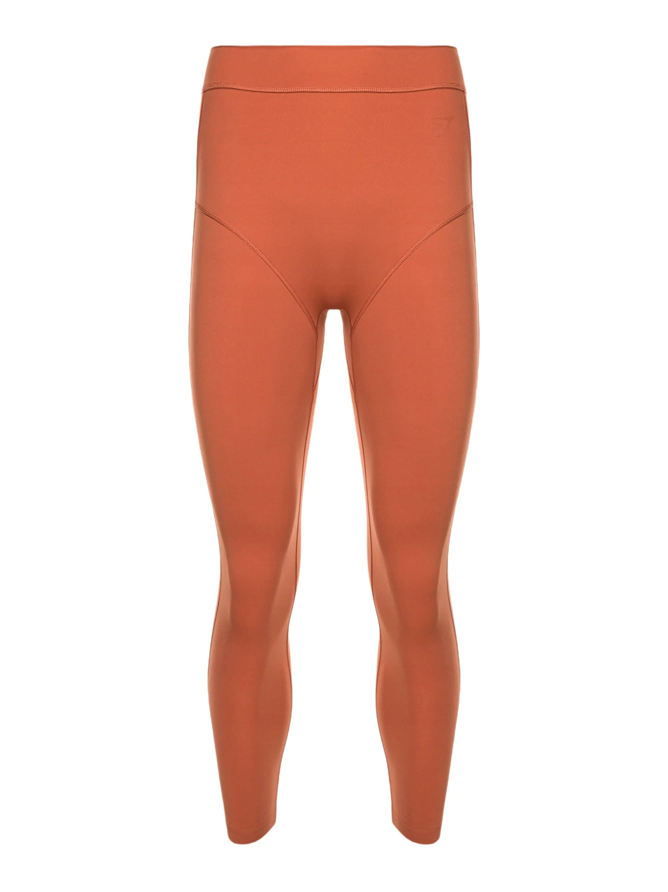 Women's Brand Logo Printed Legging,Orange